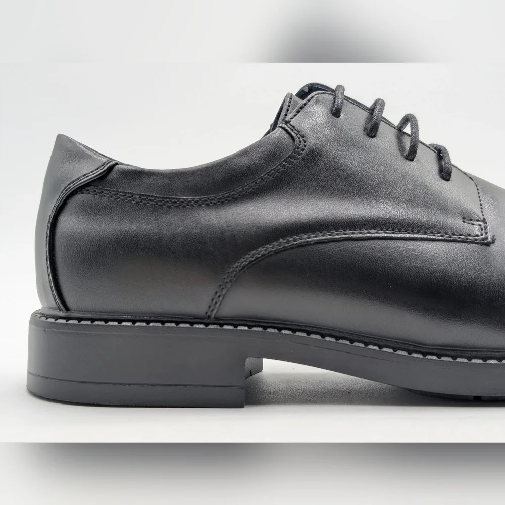 NWT Bruno Marc Oxford Classic Black Men Dress Shoes Sz US 8.5 | EU 41.5 Lace-Up